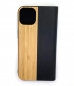 Mobile Preview: Handyhülle iLchev® Classic - Bambus mit Leder - iPhone 13 pro