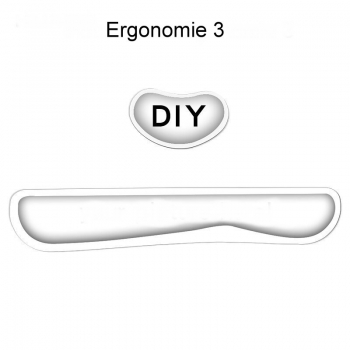 Ergonomie #3 mit Logo ihres Sportvereins - Ergonomisch geformt