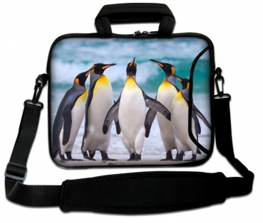 Laptoptasche Umhängetasche iLchev® - # 86C Pinguine