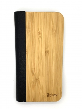Handyhülle iLchev® Classic - Bambus mit Leder - iPhone 13 pro max