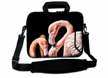 Laptoptasche Umhängetasche iLchev® Flamingos