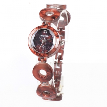 Armbanduhr BEWELL ZS W075A - Kunststein / Keramik rot