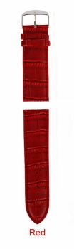 Uhrenarmband iLchev - Leder rot - Bandlänge 16 cm - Breite 14 mm