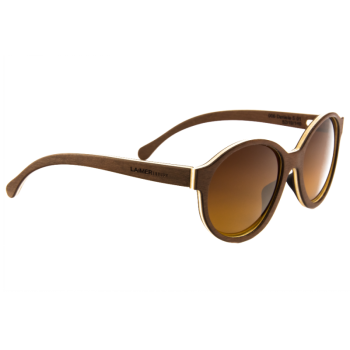 Sonnenbrille Laimer Annelene - Sandelholz massiv - UV 400 Gläser