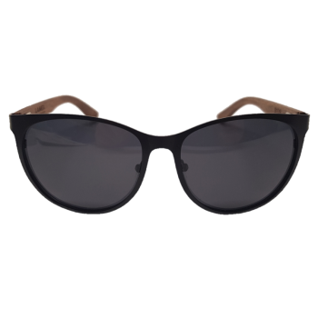 Sonnenbrille Laimer Hansi - Zürgelbaumholz massiv und Metall - UV 400 Gläser