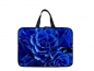 Preview: Laptoptasche blaue Rose