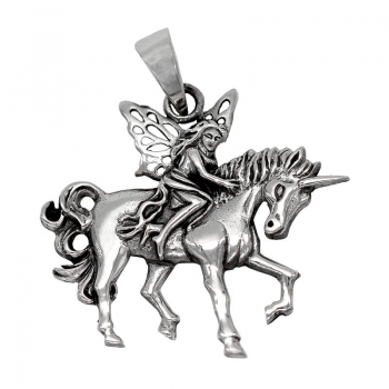 Anhänger Elfe Rosella #16495-10 mit Kette 45 cm - Sterling Silber 925