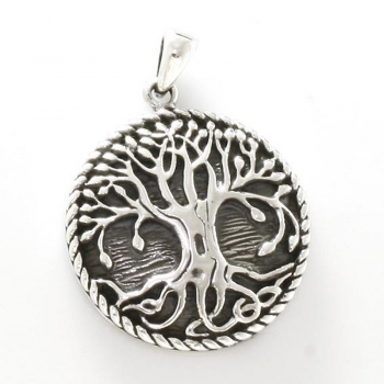 Anhänger #16822 Yggdrasil und Kette 45 cm - Sterling Silber 925