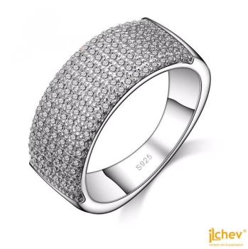 Ring iLchev® Cocktail - 925 Sterling Silber mit Zirkonia
