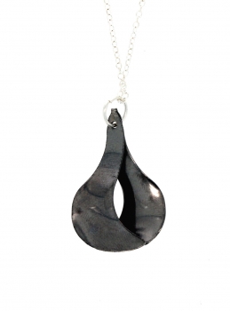 Halskette mit Anhänger Drops - Kette 45 cm Sterling Silber 925