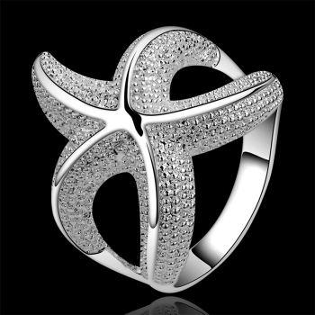 Preview: Ring iLchev® Seestern - 925 Sterling Silber