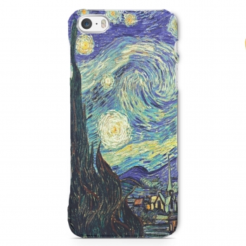Handyhülle Plastik Van Gogh Sternennacht für Handy Apple iphone XS