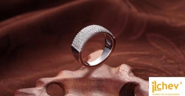 Preview: Ring iLchev® Cocktail - 925 Sterling Silber mit Zirkonia