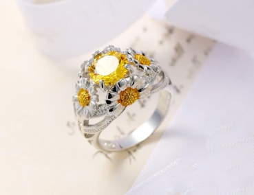 Preview: Ring iLchev® Charisma+ - 925 Sterling Silber mit Zirkonia