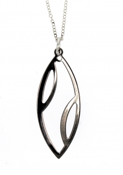 Halskette mit Anhänger Flair - Kette 45 cm Sterling Silber 925
