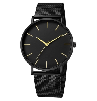 Armbanduhr Classic - Gehäuse 40 mm SG - Armband schwarz