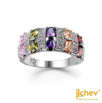Ring iLchev® Rainbow+ - 925 Sterling Silber