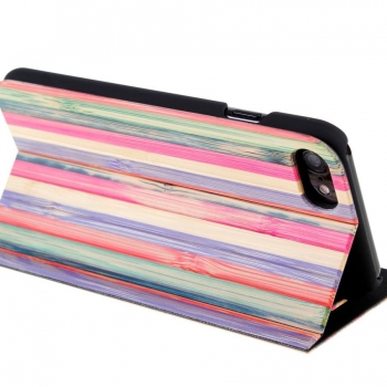 Preview: Handyhülle Rainbow Massivholz für Handy Apple iphone 7