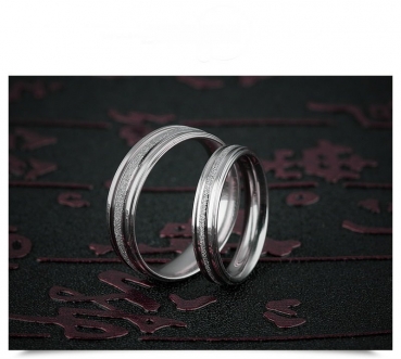 Preview: Hochzeitsringe Loyalty - Edelstahl - inkl. Gravur