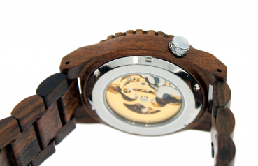 Preview: Armbanduhr iLchev® Perpetuum 2 - Massivholz Automatikuhr