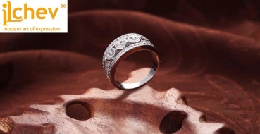Preview: Ring iLchev® Herz - 925 Sterling Silber mit Zirkonia