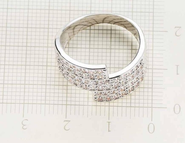 Preview: Ring iLchev® Cocktail+ - 925 Sterling Silber mit Zirkonia