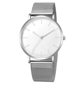 Armbanduhr Classic - Gehäuse 40 mm WS - Armband silber