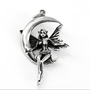 Anhänger Mondfee Luna #96594 mit Kette 45 cm - Sterling Silber 925