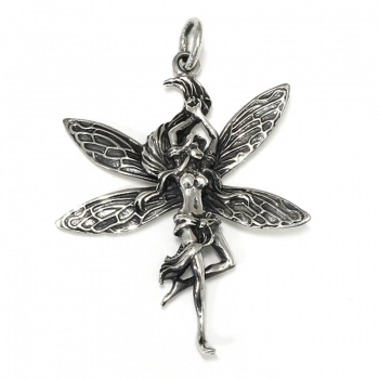 Anhänger Fee Diana #97004 mit Kette 45 cm - Sterling Silber 925