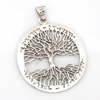 Anhänger #97277 Baum des Lebens und Kette 45 cm - Sterling Silber 925