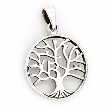 Anhänger #97290 Baum des Lebens und Kette 45 cm - Sterling Silber 925