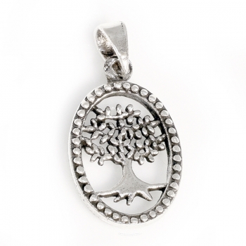 Anhänger #97355 Baum des Lebens und Kette 45 cm - Sterling Silber 925