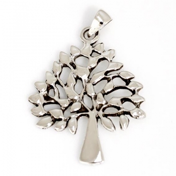 Anhänger #97368 Baum des Lebens und Kette 45 cm - Sterling Silber 925