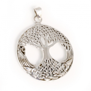 Anhänger #97370 Baum des Lebens und Kette 45 cm - Sterling Silber 925