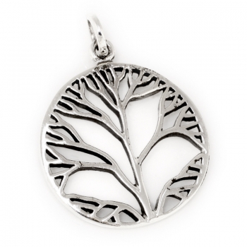 Anhänger #97445 Baum des Lebens und Kette 45 cm - Sterling Silber 925