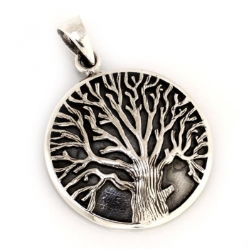 Anhänger #97447 Baum des Lebens und Kette 45 cm - Sterling Silber 925