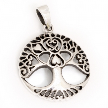 Anhänger #97539 Yggdrasil und Kette 45 cm - Sterling Silber 925