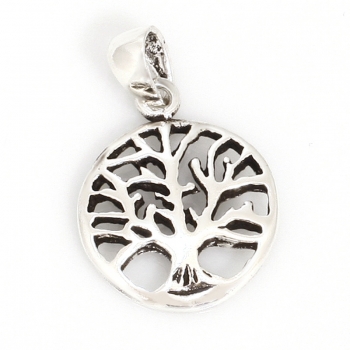 Anhänger Lebensbaum #97566 mit Halskette 45 cm - Sterling Silber 925