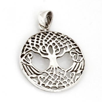 Anhänger #97571-11 Yggdrasil und Kette 45 cm - Sterling Silber 925