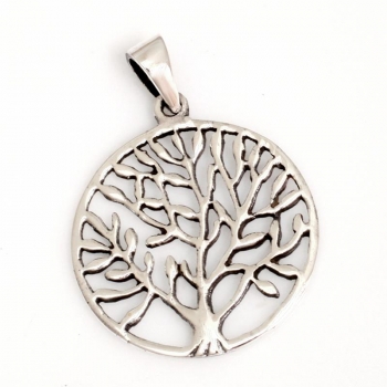 Anhänger #97641 Baum des Lebens und Kette 45 cm - Sterling Silber 925