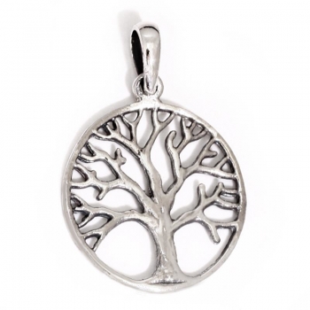 Anhänger #98219 Baum des Lebens und Kette 45 cm - Sterling Silber 925