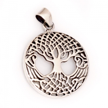 Anhänger Lebensbaum #98452 mit Halskette 45 cm - Sterling Silber 925