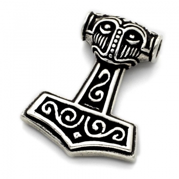 Anhänger #98520 Thors Hammer und Kette 45 cm - Sterling Silber 925