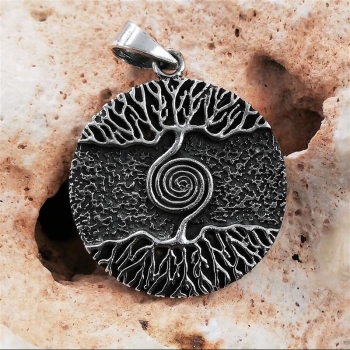 Anhänger #98758 Baum des Lebens und Kette 45 cm - Sterling Silber 925