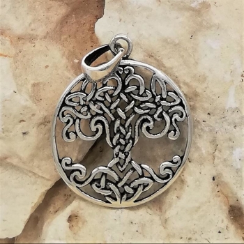 Anhänger #98797 Baum des Lebens und Kette 45 cm - Sterling Silber 925