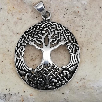 Anhänger #98867 Baum des Lebens und Kette 45 cm - Sterling Silber 925