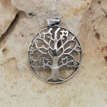 Anhänger #98876 Baum des Lebens und Kette 45 cm - Sterling Silber 925