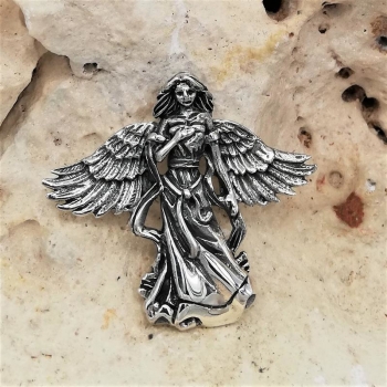 Anhänger #98880 Engel mit Kette 45 cm - 925 Sterling Silber