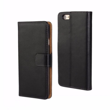 Handyhülle Handyetui Leder schwarz - Apple iphone 7/8 plus