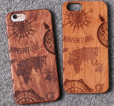 Handyhülle Adventure Massivholz für Handy Apple iphone XR